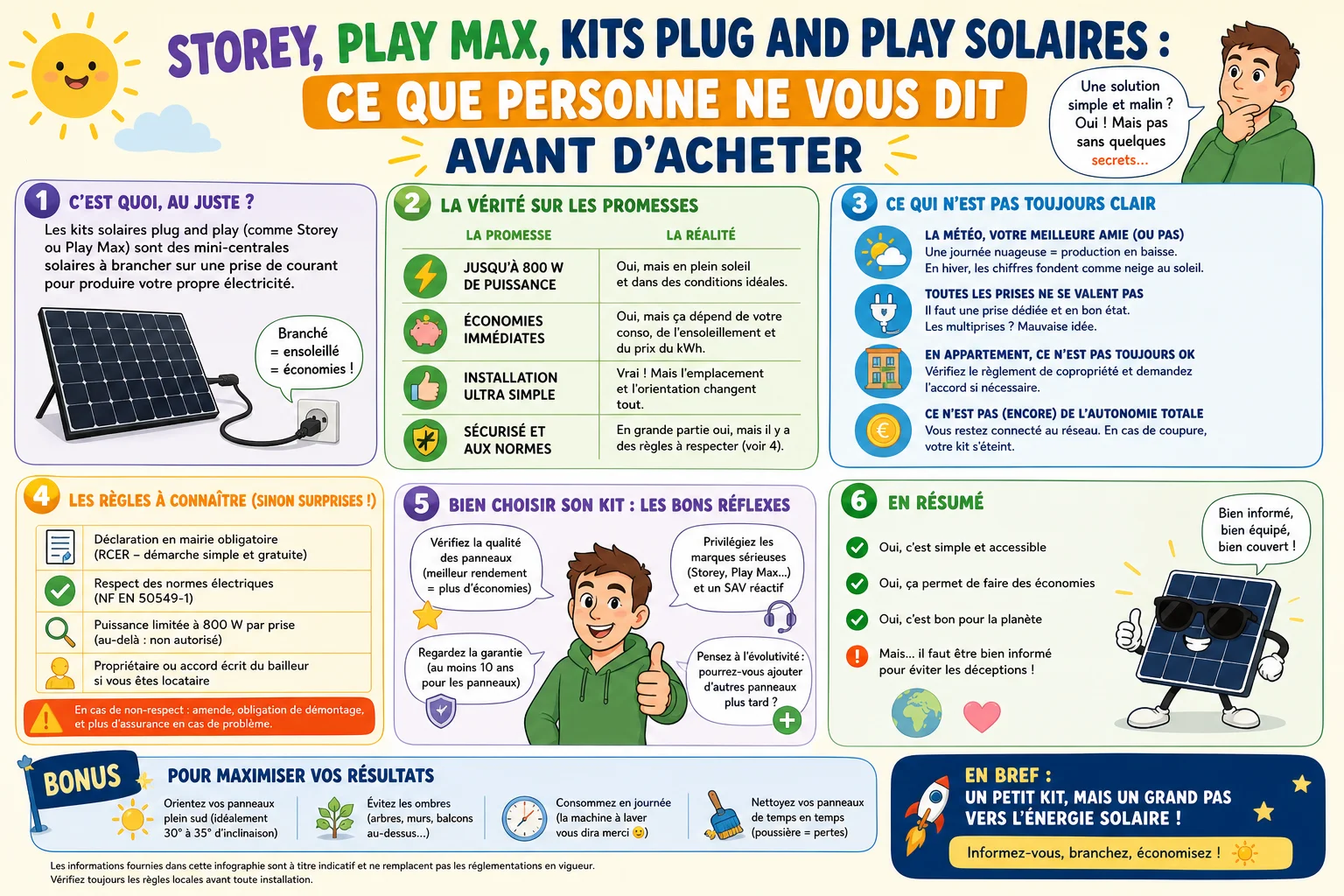 Infographie — Storey, play max, kits plug and play solaires : ce que personne ne vous dit avant d'acheter
